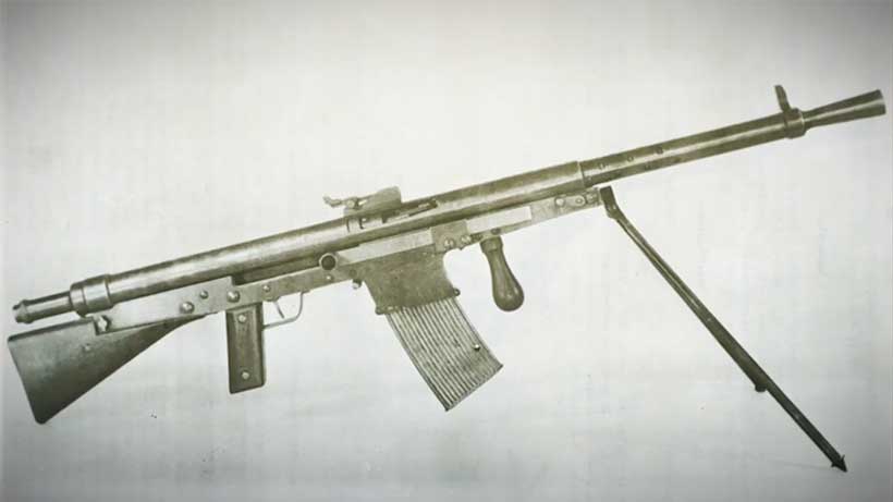 The .30-06 Sprg. version of the Chauchat that was attempted, but ultimately failed.