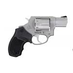 Taurus USA Model 327 stainless steel 2" revolver right-side view text on image noting "NRA GUN OF THE WEEK"