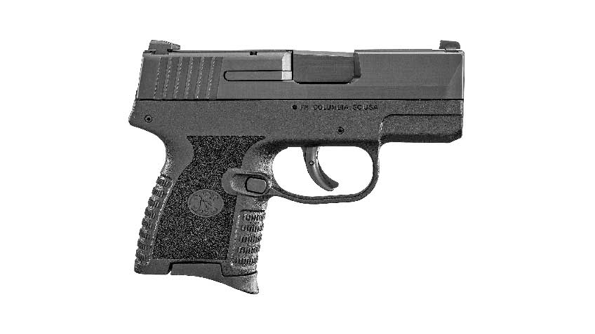 Right side of the FN America FN 503 shown on white.