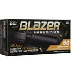 Blazer Brass Clean-Fire suppressor ammunition