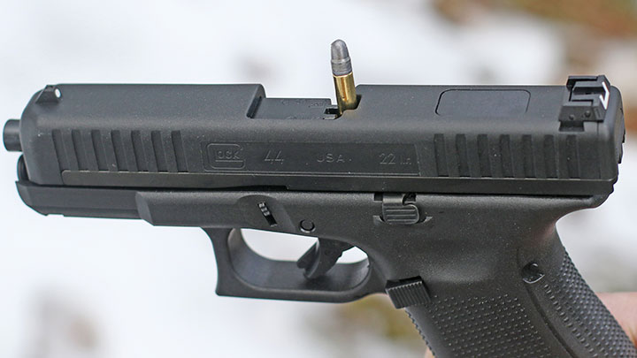 When loaded to its full capacity of 18 rounds, the ProMag Glock 44 magazine would occasionally eject the second loaded cartridge after the first had fired. Sometimes the loaded cartridge would fly clear of the gun and other times it would &quot;stovepipe.&quot;