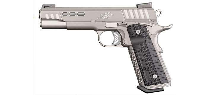 Rapide Black Ice G10 left side view 1911 10mmauto gun pistol stainless steel