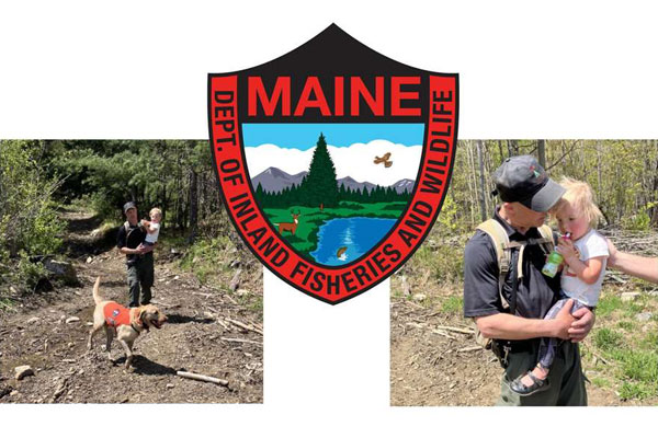 Maine Game Warden and Working Canine Locate Missing Toddler
