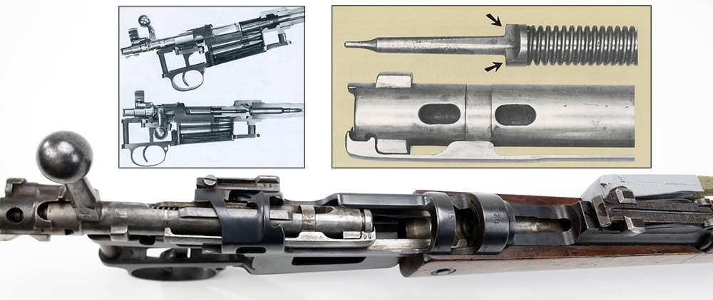 Cutaways of military Model 98 actions