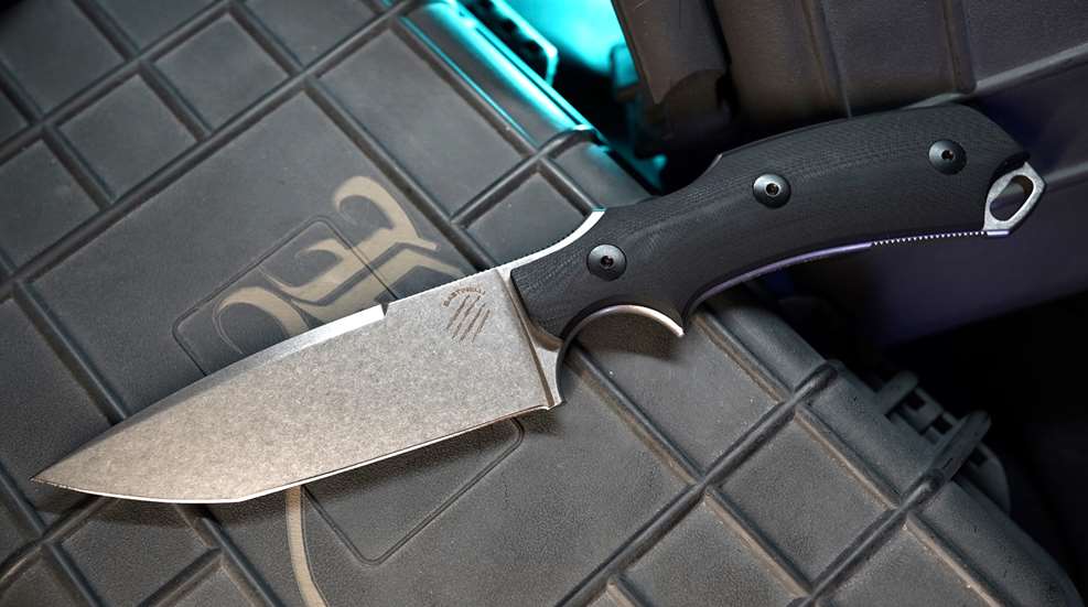 Bastinelli R.E.D. Fixed Stone Washed knife