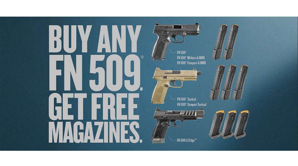 graphic guns promotion FN America FN 509 handgun free magazines