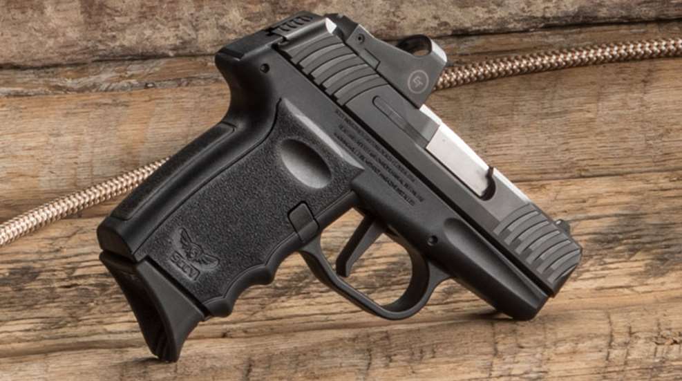 SCCY right side handgun reddot sight semi-automatic concealed carry