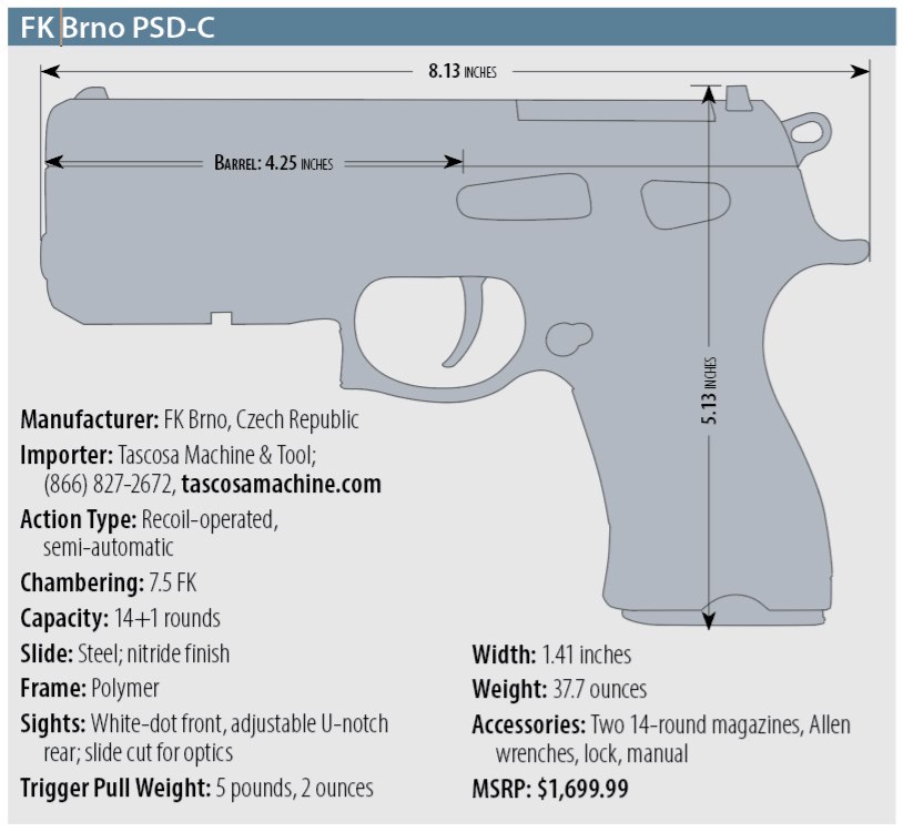 FK Brno PSD-C specs