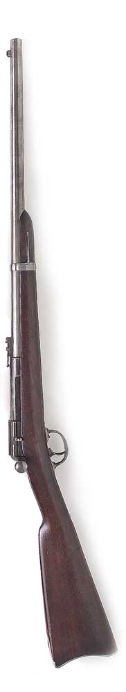 vertical bolt action rifle wood stock metal gun Ward-Burton