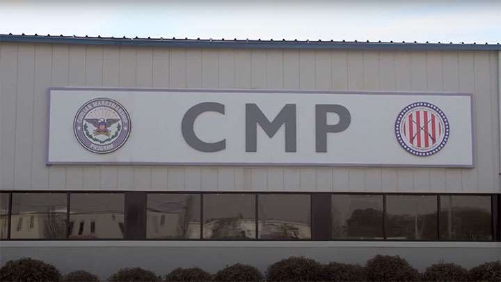 The sign at the front of the CMP&#x27;s headquarters in Anniston, Ala.