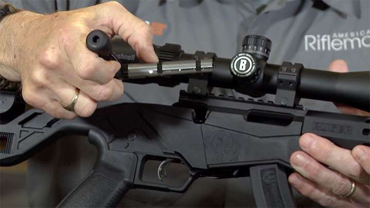 The length-of-travel on the bolt is adjustable from 1.5&quot; to 3&quot; by removing the steel C-clip on the center of the bolt.
