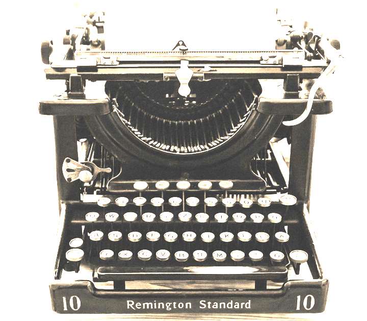 Reminton Rand typewriter.