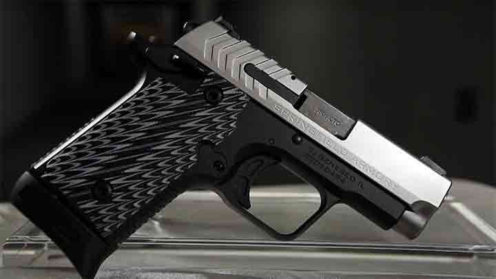 A right-side view of the Springfield Armory 911.