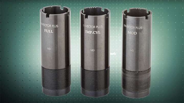 The three Invector Plus threaded choke tubes that come with the SX4 Field.