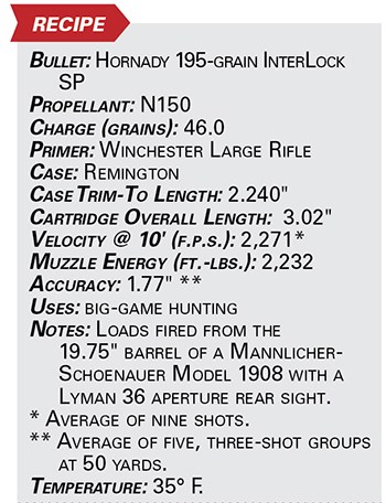 8 mm Mauser specs