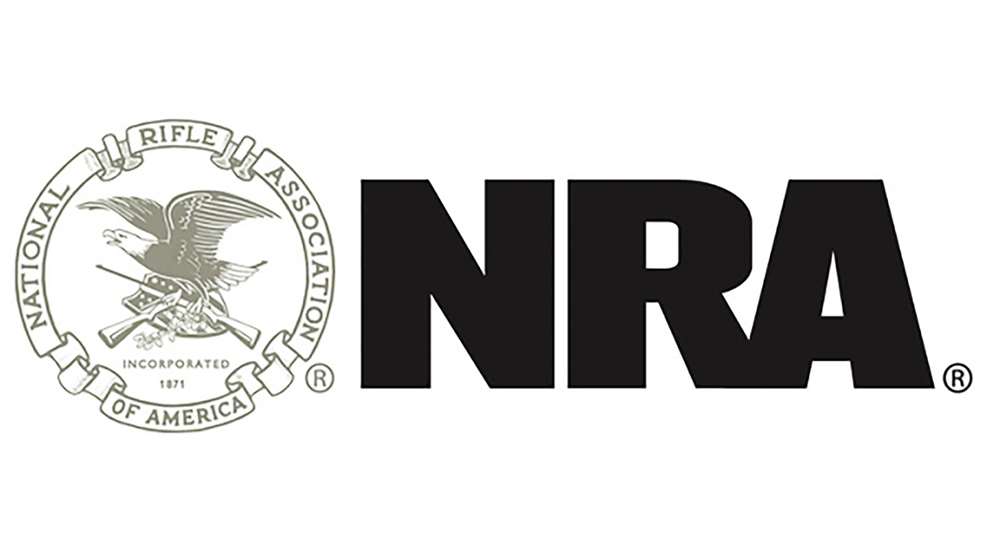 National Rifle Association of American logo eagle emblem bold black font