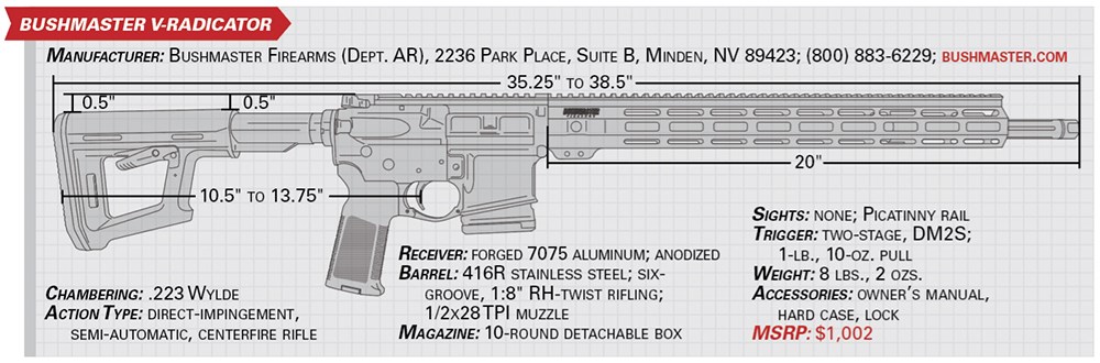 bushmaster v-radicator specs