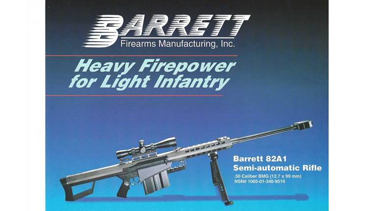Selling The Barrett 'Light Fifty' | An Official Journal Of The NRA