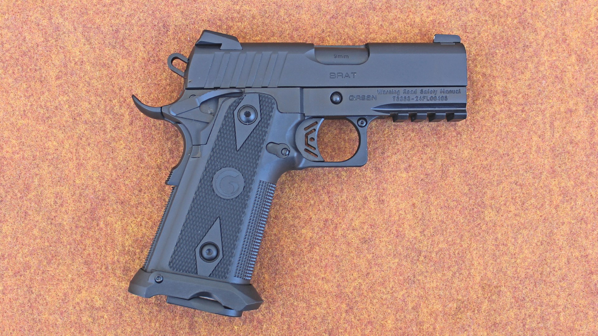 EAA Brat Witness2311SC right-side view gun black pistol 9 mm
