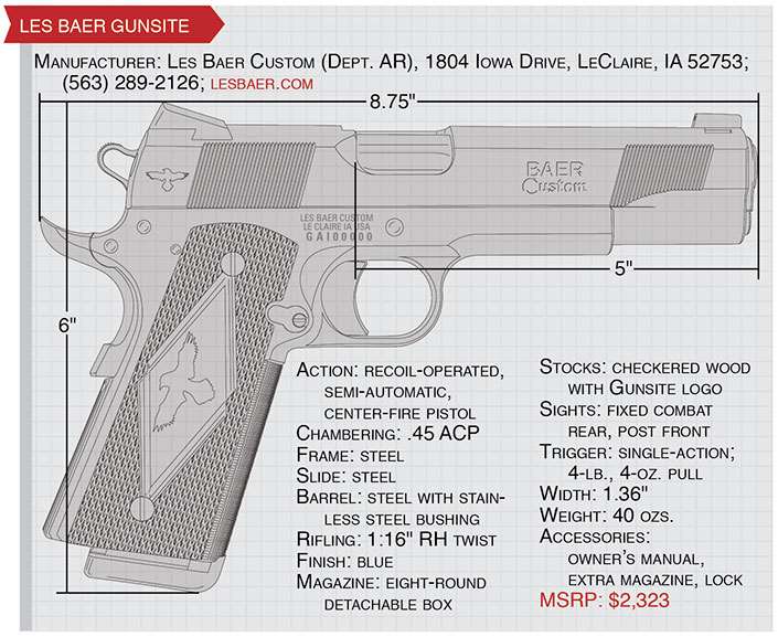 les baer gunsite specs