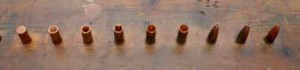 Nine basic steps were required to transform pure copper rod into a first-generation X Bullet.