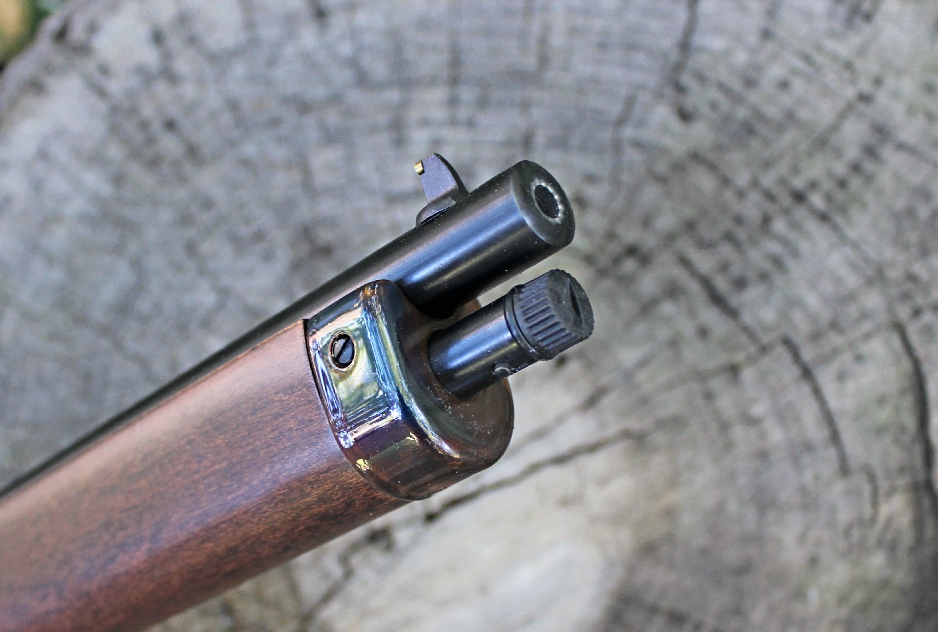 Muzzle of the Heritage Settler Mare's Leg pistol.