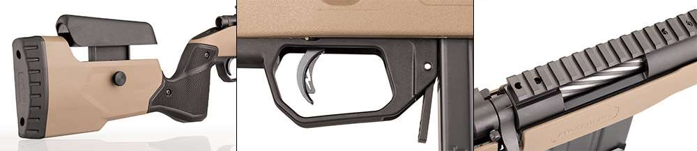 Mossberg Patriot LR Tactical features