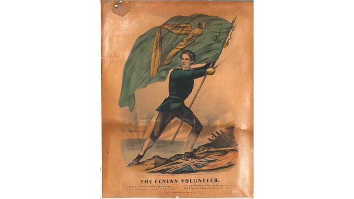 The Fenians used posters such as this as a means to raise funds in order to purchase arms and equipment.