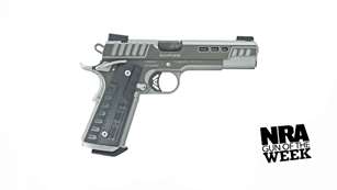 Kimber America Rapide Black Ice 10 mm Auto right-side view handgun pistol semi-automatic gun 