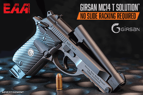 Struggling to rack the slide? EAA & Girsan have the Solution™