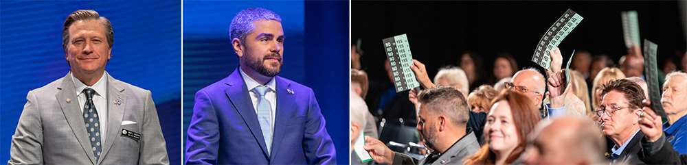 First Vice President Mark Vaughn, Executive Director of NRA General Operations Josh Savani
