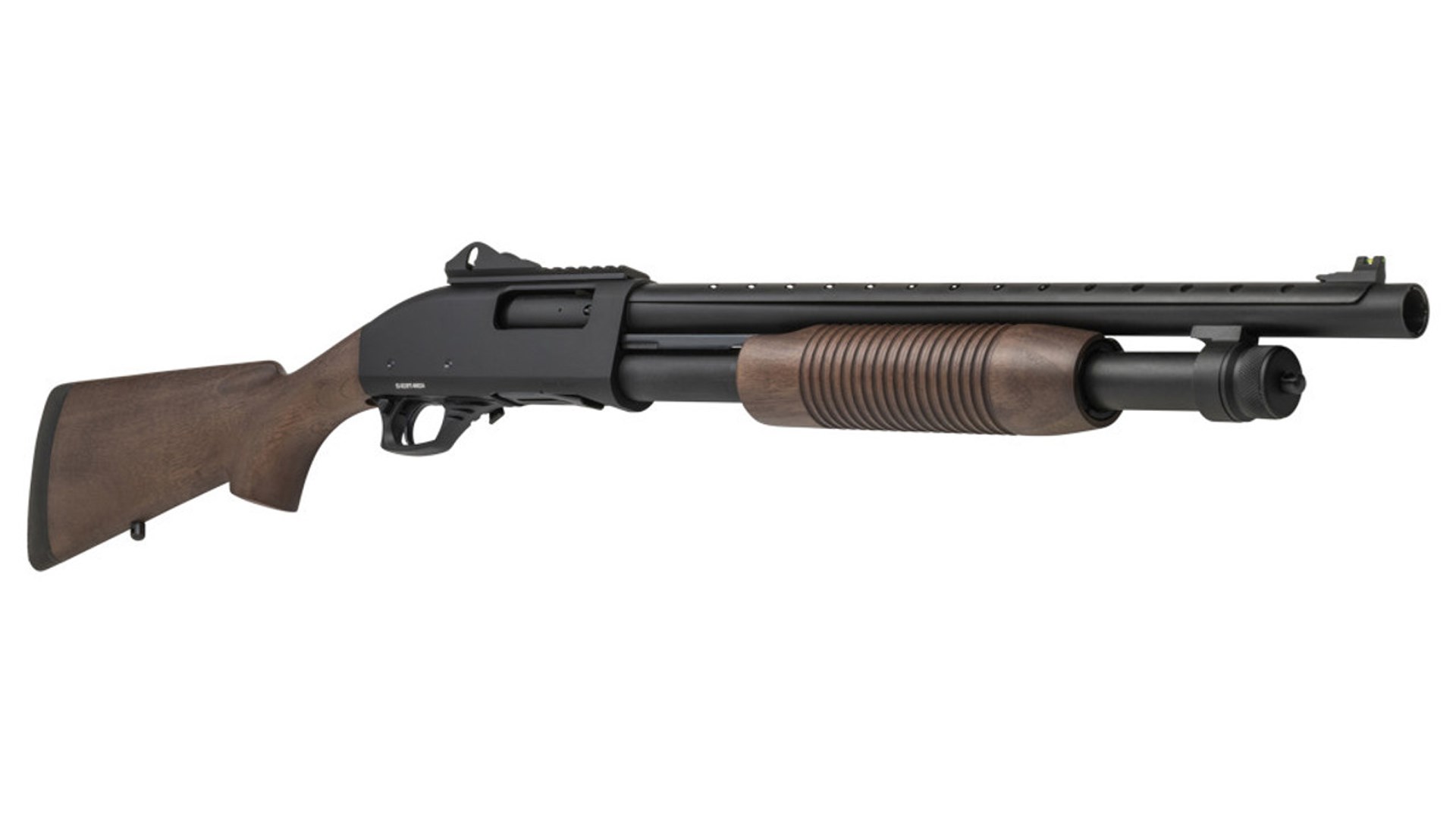 Right side view of the Tokarev USA TX3 20HD A1 pump-action shotgun.