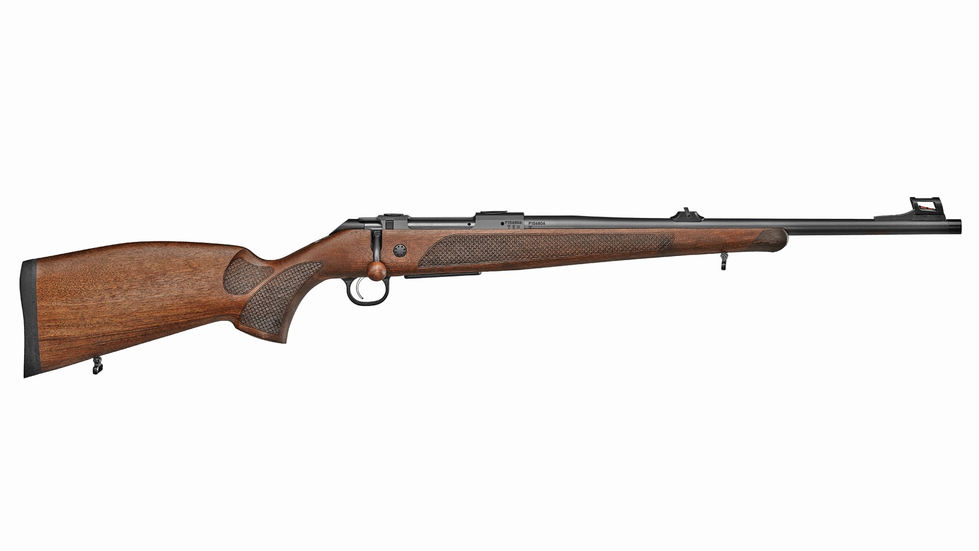Right side of the CZ 600+ Lux rifle.