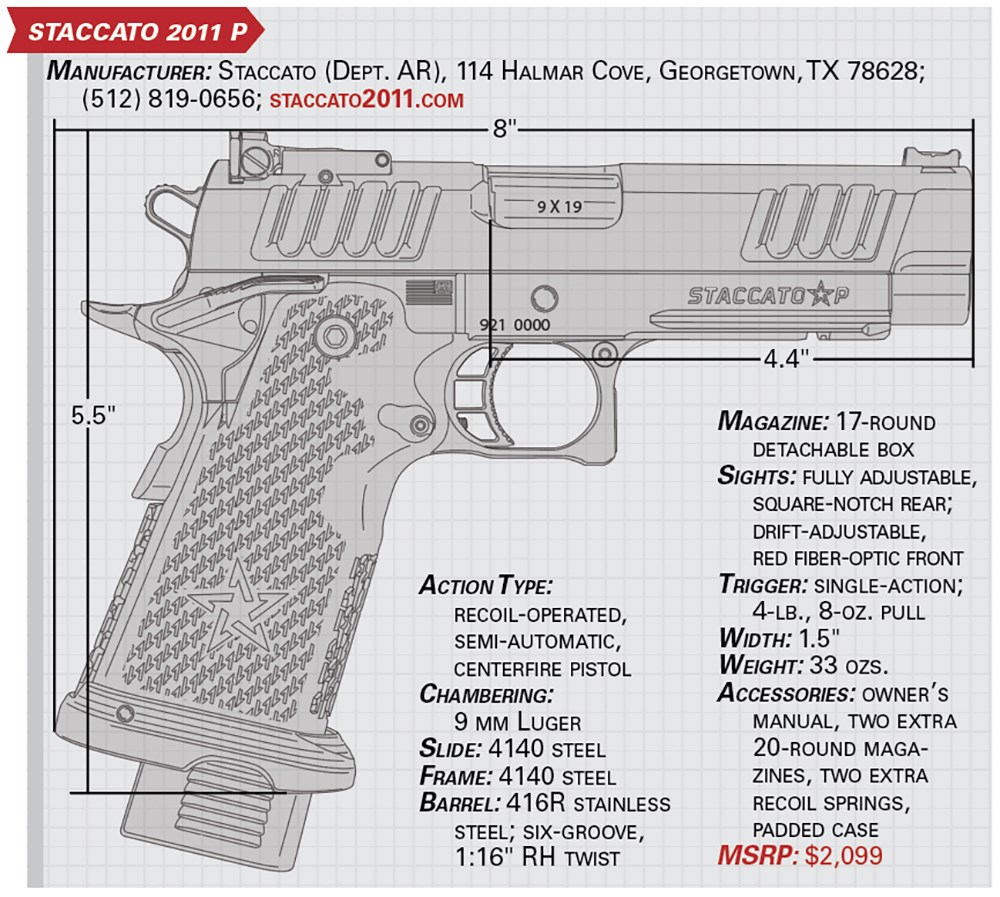 staccato 2011 P specs