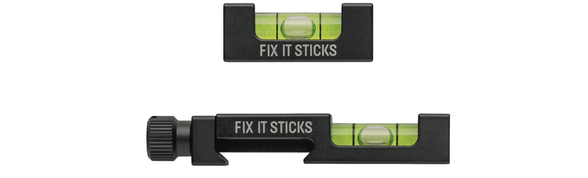 fix-it-sticks bubble level kit for scope leveling mounting on picatinny rail spirit level clamp metal