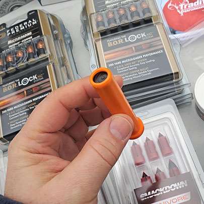 Federal Premium FireStick charge orange in hand fingers packaging