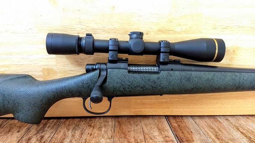 Leupold VX-3i 3.5-10x40 mounted to a Remington 700 American Hunter rifle, chambered in 6.5 Creedmoor, to test out the scope.
