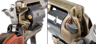 manual safety lever, recoil shield