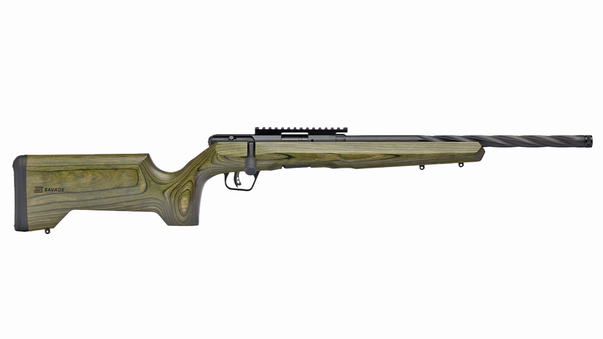 Right side of the Savage Arms B Series Timber Tactical rifle.