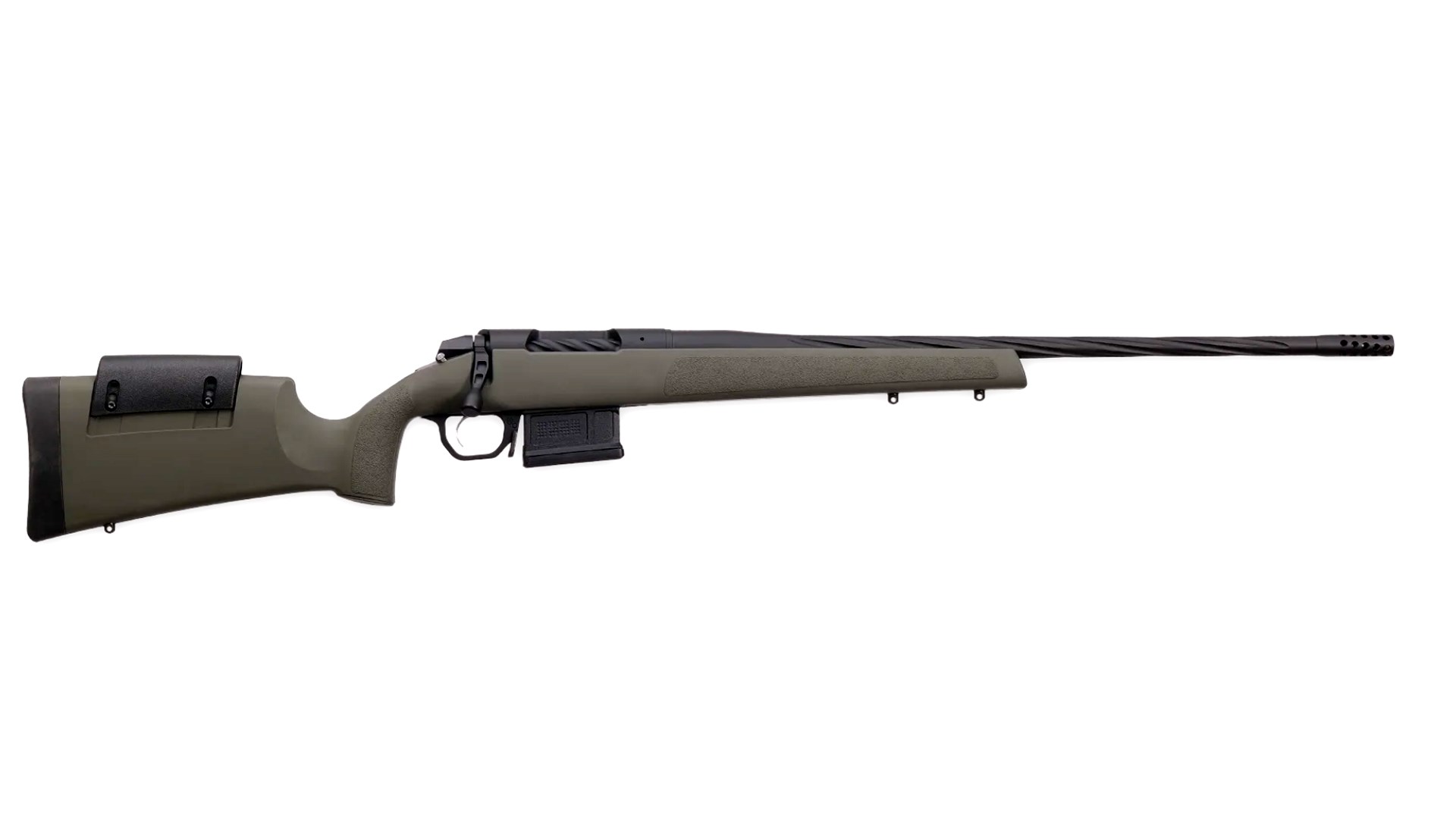 Right side of the Weatherby 307 Range XP rifle.