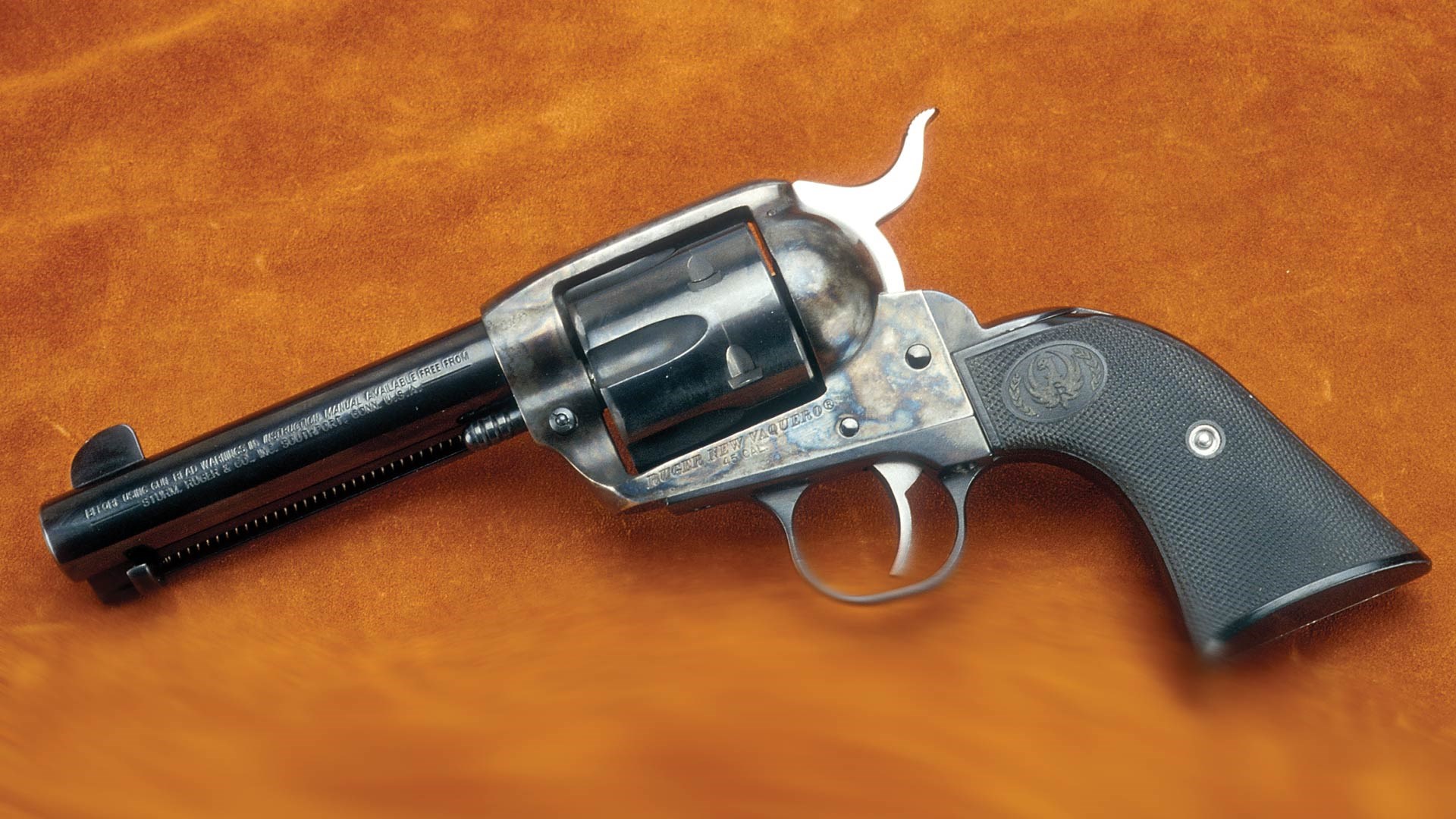 Left-side view of Ruger Vaquero revolver