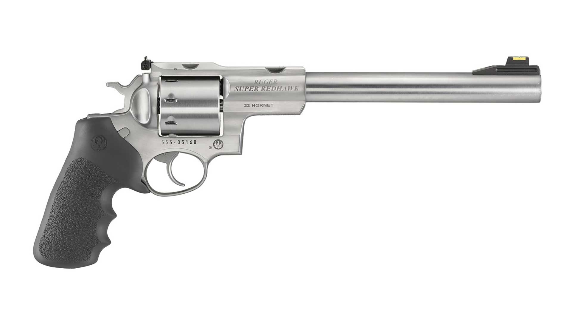 Right side of the Ruger Super Redhawk chambered in .22 Hornet.