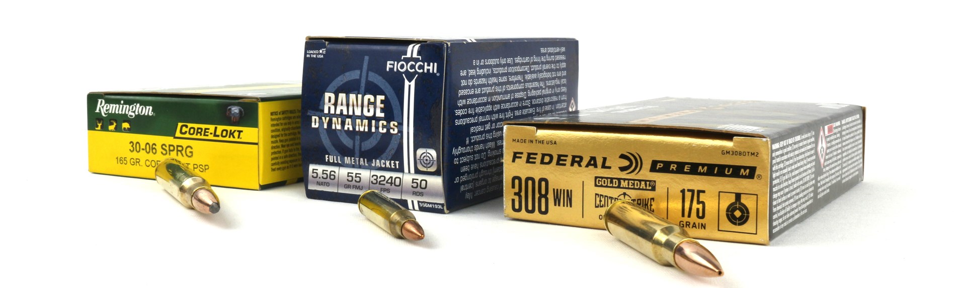 Ammunition types for centerfire rifle hunting target long range