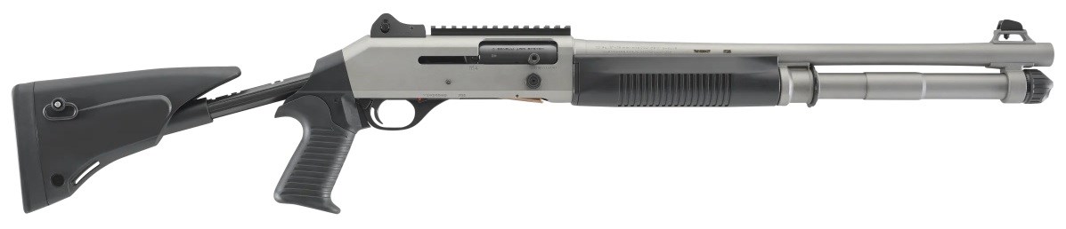 Benelli M4 EXT Tactical Shotgun in Titanium