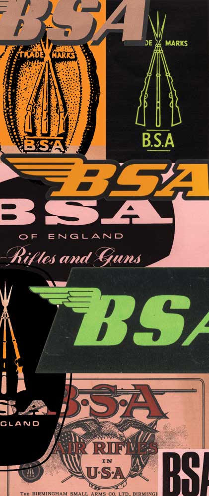 BSA logo colors black yellow green