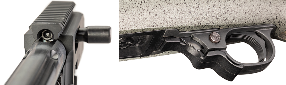 retainer screw, extended magazine release lever