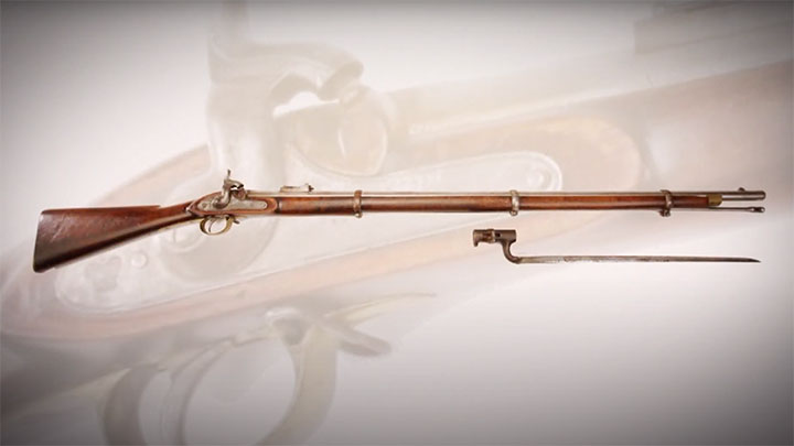 The fullsize Pattern 1853 Enfield rifle musket.