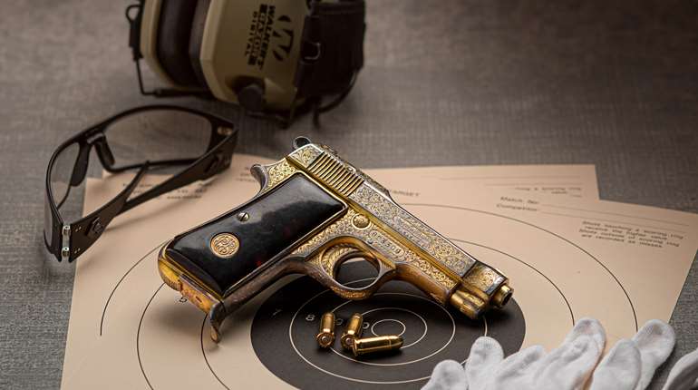 Chuck Yeager’s Beretta Model 1935 pistol