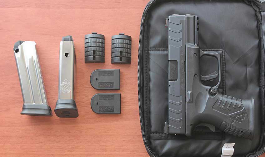 Springfield Armory xd-m elite 3.8&quot; compact kit gun pistol case magazines accessories