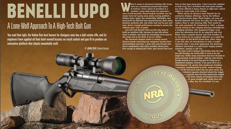 2021 Rifle of the Year: Benelli Lupo | An Official Journal Of The NRA